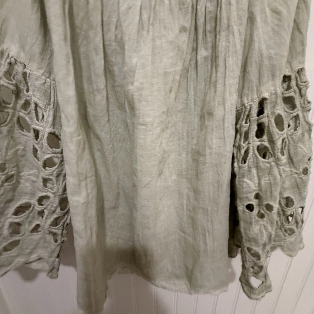 Ruby Yaya Off-Shoulder Blouse with Eyelet Sleeves boho romantic - Picture 5 of 8